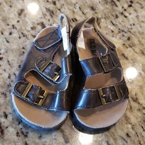 Brown baby sandals